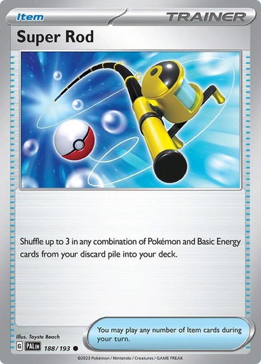 Super Rod - 188/193 - SV02: Paldea Evolved 188/193