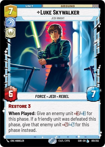 Luke Skywalker - Jedi Knight - Spark of Rebellion (SOR)