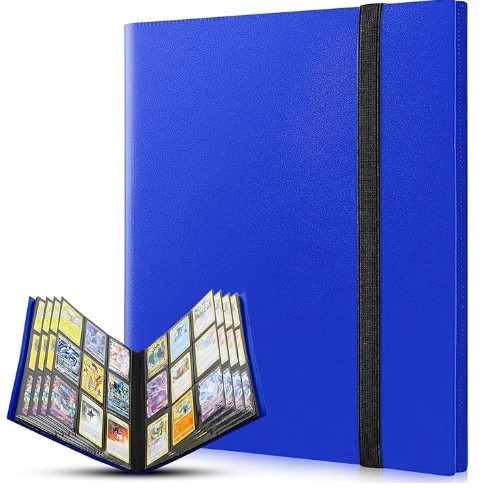 Binder de Tarjetas de 9 Bosillos Azul