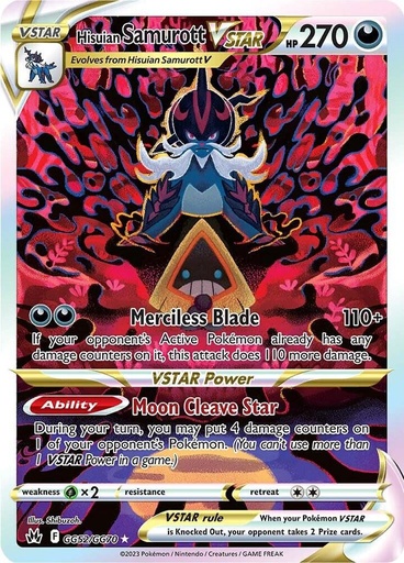 Hisuian Samurott VSTAR - Crown Zenith: Galarian Gallery GG52/GG70