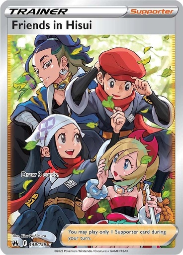 Friends in Hisui (Full Art) - Crown Zenith 148/159