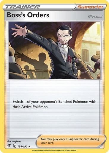 Boss's Orders - Deck Exclusives 154/192