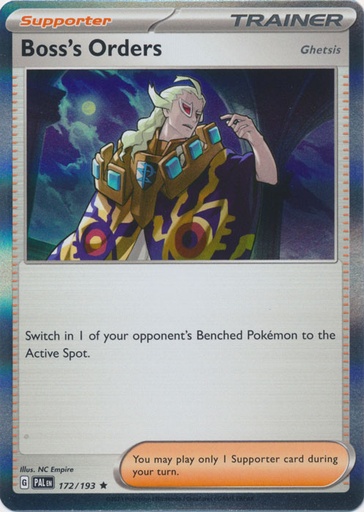 Boss's Orders - SV02: Paldea Evolved Holo 172/193