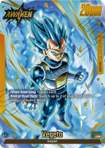 Vegeta - FB02-105 (Alternate Art) - Blazing Aura (FB02)