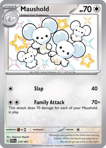 Maushold - 210/091 - SV: Paldean Fates (PAF)