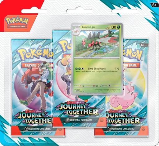 [10-10174-101] Journey Together 3 Pack Blister [Yanmega] - SV09: Journey Together (JTG)