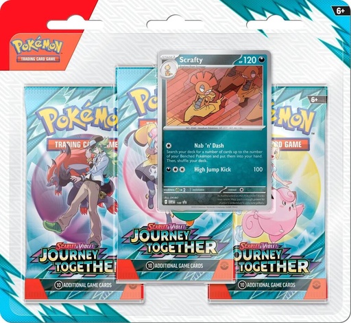 [10-10174-101] Journey Together 3 Pack Blister [Scrafty] - SV09: Journey Together (JTG)