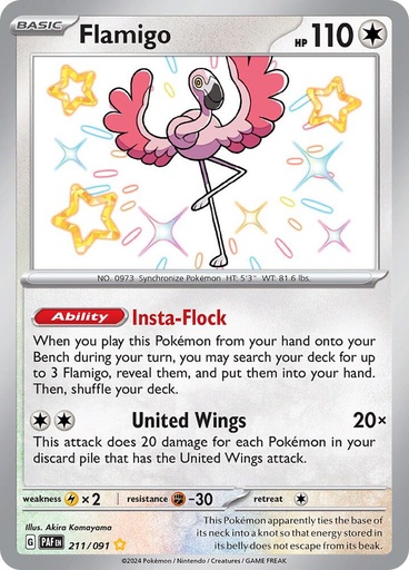 Flamigo - SV: Paldean Fates (PAF)