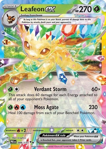 Leafeon ex - 006/131 - SV: Prismatic Evolutions (PRE)