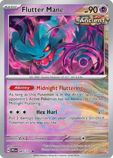 Flutter Mane (Master Ball Pattern) - SV: Prismatic Evolutions (PRE)