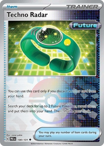 Techno Radar (Poke Ball Pattern) - SV: Prismatic Evolutions (PRE)
