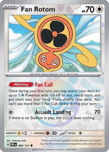 Fan Rotom (Poke Ball Pattern) - SV: Prismatic Evolutions (PRE)