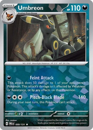 Umbreon (Poke Ball Pattern) - SV: Prismatic Evolutions (PRE)