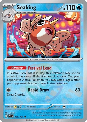 Seaking (Master Ball Pattern) - SV: Prismatic Evolutions (PRE)