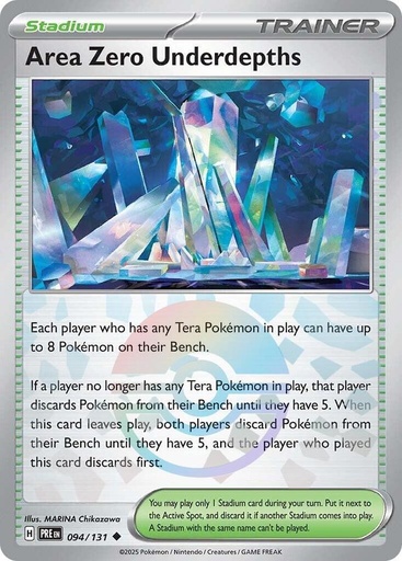 Area Zero Underdepths (Poke Ball Pattern) - SV: Prismatic Evolutions (PRE)