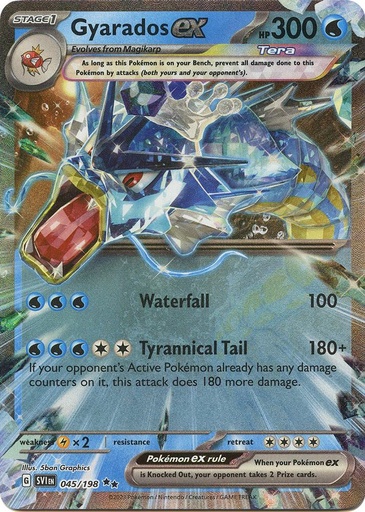 Gyarados ex - 045/198 - SV01: Scarlet & Violet Base Set (SV1)