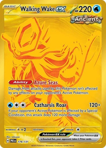 Walking Wake ex - SV: Prismatic Evolutions (PRE)