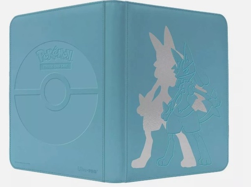 [16413] Ultra Pro: Elite Series - Lucario 9-Pocket Zippered PRO Binder for Pokémon