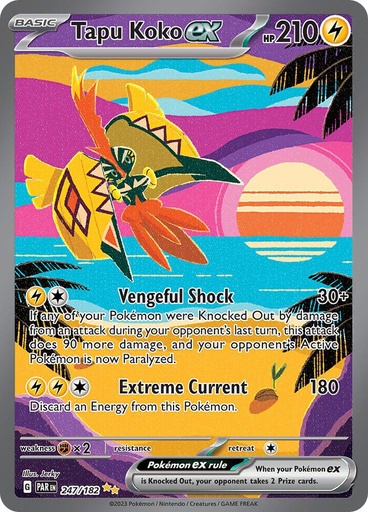 Tapu Koko ex - 247/182 - SV04: Paradox Rift (PAR)
