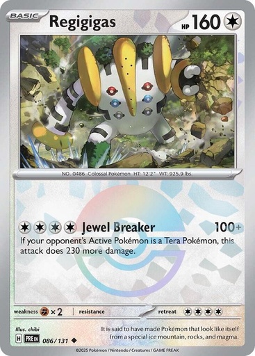 Regigigas (Poke Ball Pattern) - SV: Prismatic Evolutions (PRE)