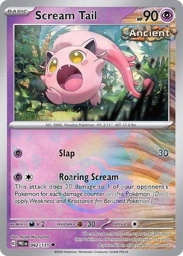 Scream Tail (Poke Ball Pattern) - SV: Prismatic Evolutions (PRE)