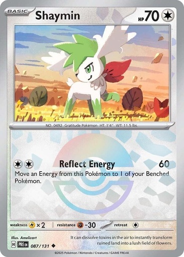 Shaymin (Poke Ball Pattern) - SV: Prismatic Evolutions (PRE)