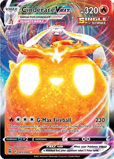 Cinderace VMAX - SWSH08: Fusion Strike (SWSH08)