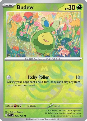Budew (Master Ball Pattern) - SV: Prismatic Evolutions (PRE)