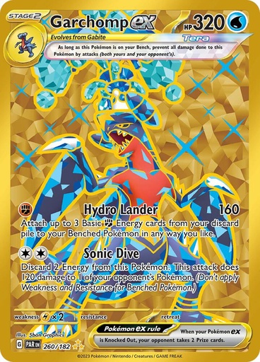 Garchomp ex - 260/182 - SV04: Paradox Rift (PAR)