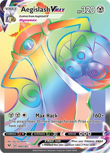 Aegislash VMAX (Secret) - SWSH04: Vivid Voltage (SWSH04)