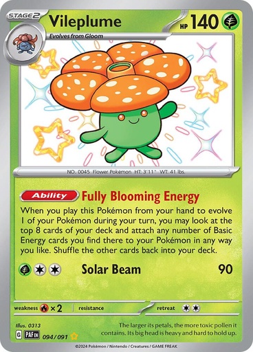 Vileplume - SV: Paldean Fates (PAF)