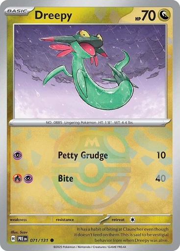 Dreepy (Master Ball Pattern) - SV: Prismatic Evolutions (PRE)