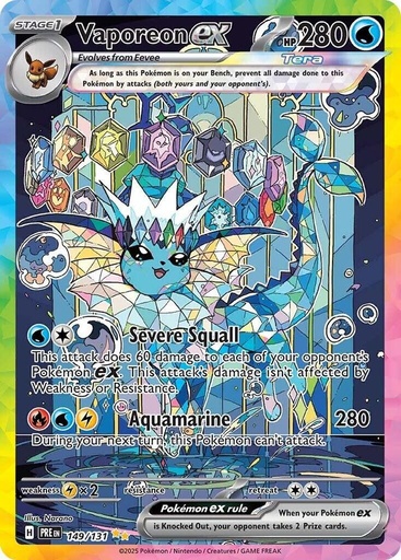 Vaporeon ex - 149/131 - SV: Prismatic Evolutions (PRE)