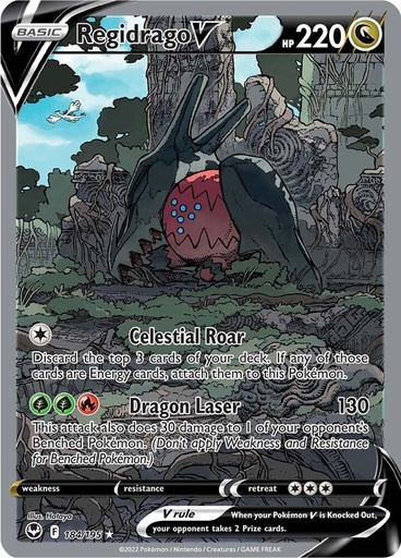 Regidrago V (Alternate Full Art) - SWSH12: Silver Tempest (SWSH12)