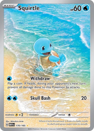 Squirtle - 170/165 - SV: Scarlet & Violet 151 (MEW)