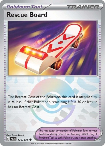 Rescue Board (Poke Ball Pattern) - SV: Prismatic Evolutions (PRE)