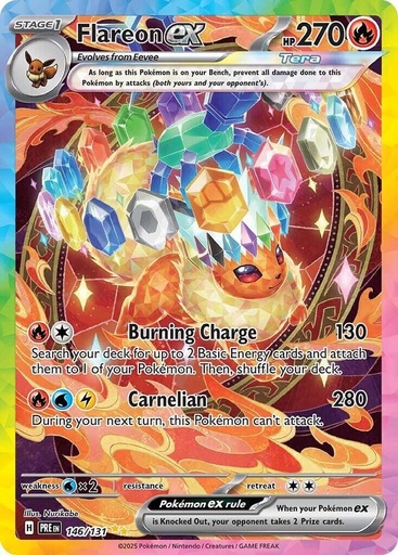 Flareon ex - 146/131 - SV: Prismatic Evolutions (PRE)