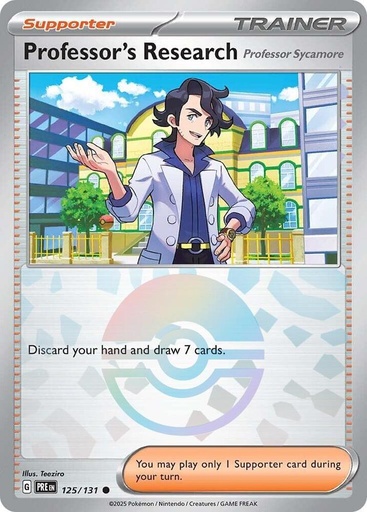 Professor's Research [Professor Sycamore] (Poke Ball Pattern) - SV: Prismatic Evolutions (PRE)