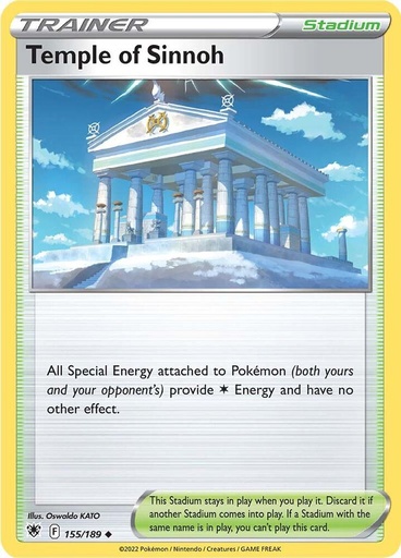 Temple of Sinnoh - SWSH10: Astral Radiance 155/189