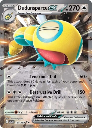 Dudunsparce ex - 121/159 - SV09: Journey Together