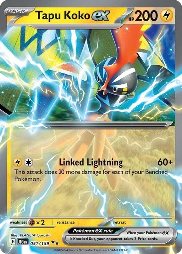 Tapu Koko ex - SV09: Journey Together