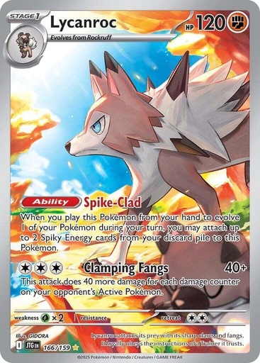 Lycanroc - 166/159 - SV09: Journey Together (JTG)