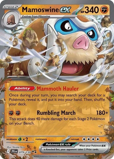 Mamoswine ex - 079/159 - SV09: Journey Together 