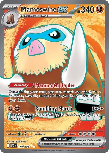 Mamoswine ex - 174/159 - SV09: Journey Together (JTG)