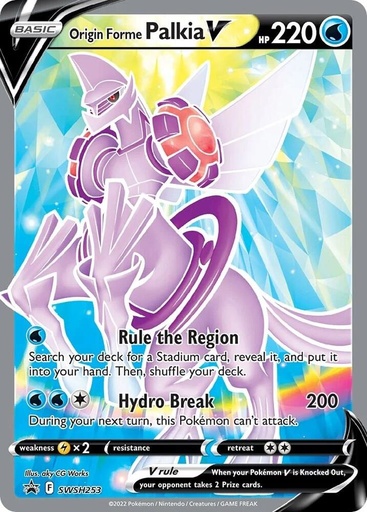 Origin Forme Palkia V - SWSH: Sword & Shield Promo Cards (SWSD) 