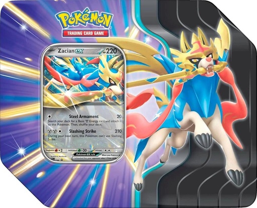 [100-10374] Slashing Legends Tin [Zacian ex]