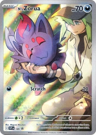 N's Zorua - 189 - SV: Scarlet & Violet Promo Cards (SVP) 