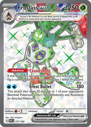 Froslass ex - 217/182 - SV04: Paradox Rift (PAR) 