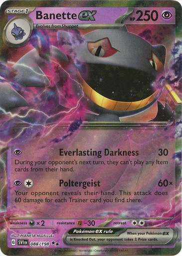 Banette ex - 088/198 - SV01: Scarlet & Violet Base Set (SV1) 