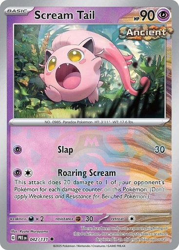Scream Tail (Master Ball Pattern) - SV: Prismatic Evolutions (PRE) 